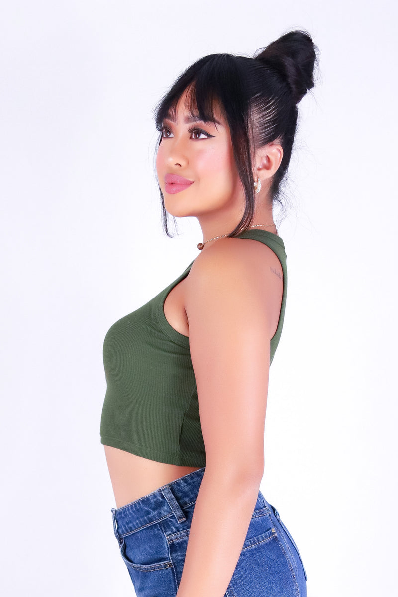 PRETTY BASIC CROP TANK