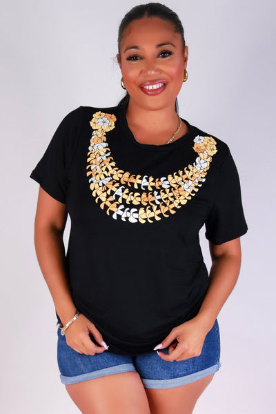 Jeans Warehouse Hawaii - PLUS S/S SCREENS - HAPA PUAKENIKENI TEE | By LUZ