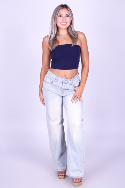 UNTIL FOREVER CROP TUBE TOP