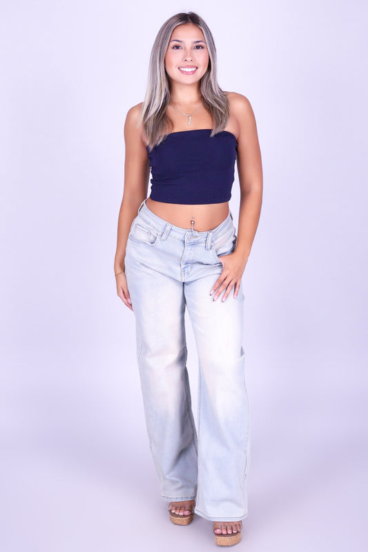 UNTIL FOREVER CROP TUBE TOP