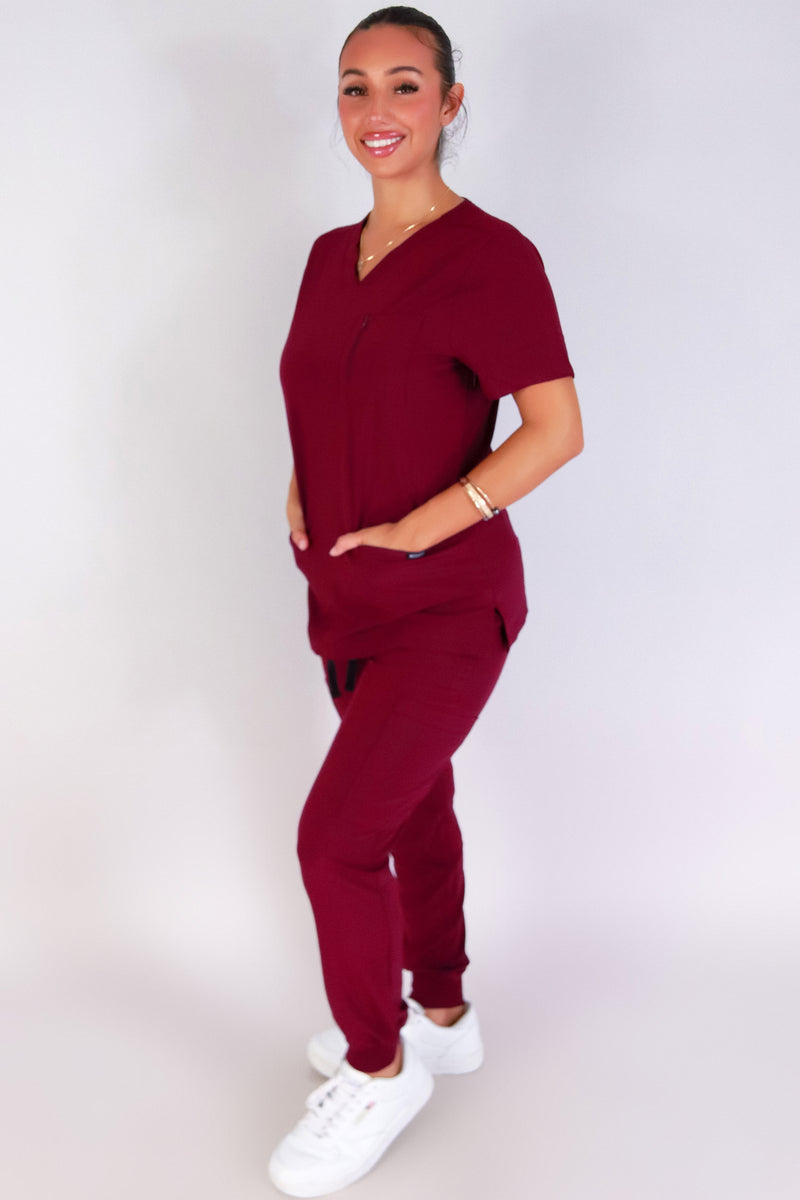 Jeans Warehouse Hawaii - JUNIOR SCRUB TOPS - BE PATIENT WITH ME SCRUB TOP | By MEDGEAR
