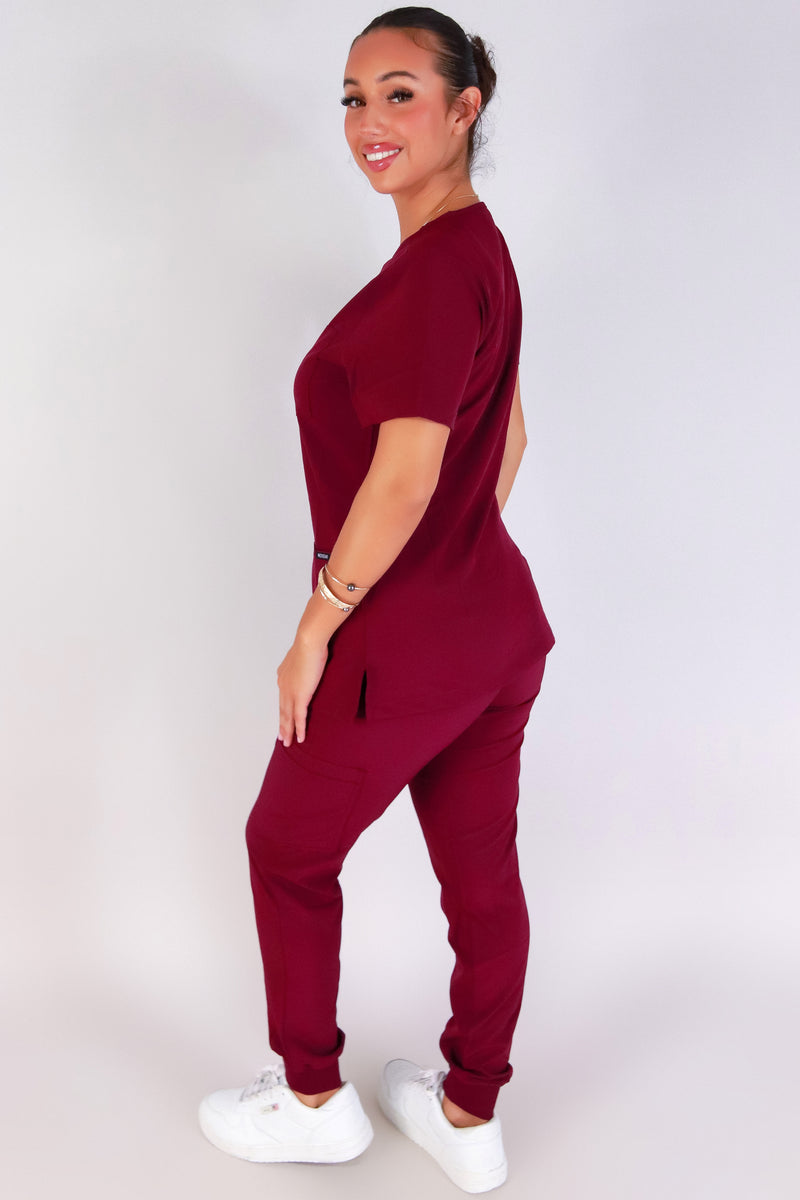 Jeans Warehouse Hawaii - JUNIOR SCRUB TOPS - BE PATIENT WITH ME SCRUB TOP | By MEDGEAR