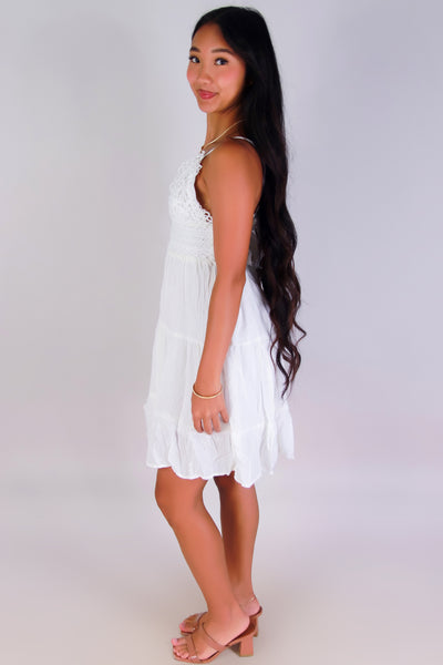 Jeans Warehouse Hawaii - S/L SHORT SOLID DRESSES - SURE THING DRESS | By PAPERMOON/ B_ENVIED