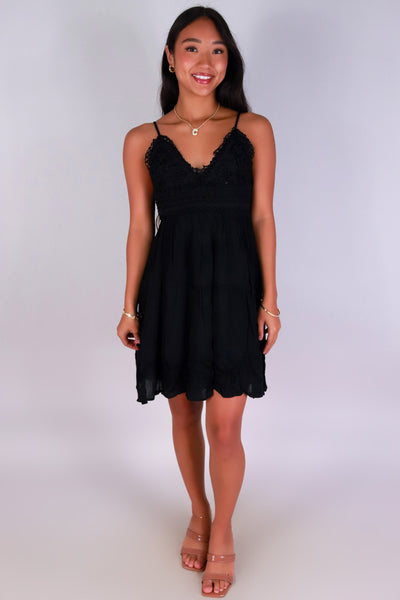 Jeans Warehouse Hawaii - S/L SHORT SOLID DRESSES - SURE THING DRESS | By PAPERMOON/ B_ENVIED