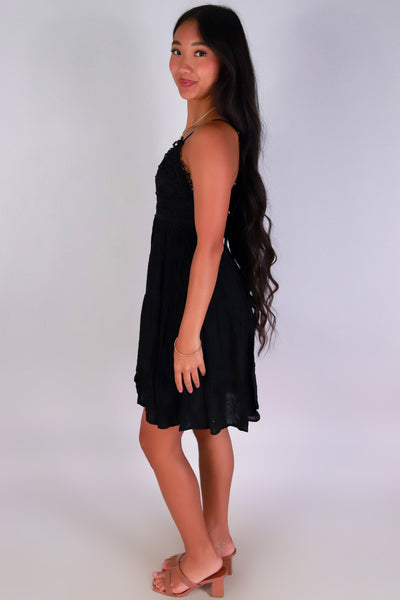 Jeans Warehouse Hawaii - S/L SHORT SOLID DRESSES - SURE THING DRESS | By PAPERMOON/ B_ENVIED