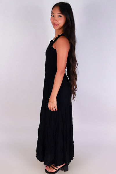Jeans Warehouse Hawaii - S/L LONG SOLID DRESSES - SUNLIT ESCAPE MAXI DRESS | By PAPERMOON/ B_ENVIED