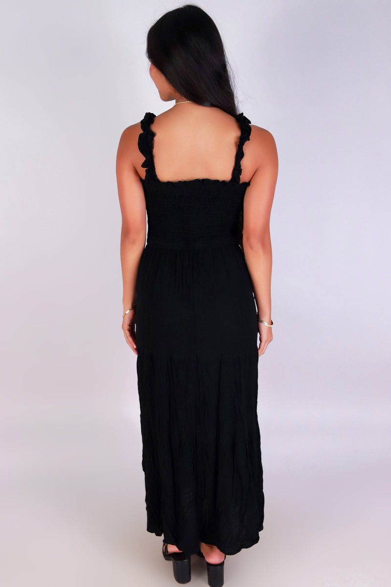 Jeans Warehouse Hawaii - S/L LONG SOLID DRESSES - SUNLIT ESCAPE MAXI DRESS | By PAPERMOON/ B_ENVIED