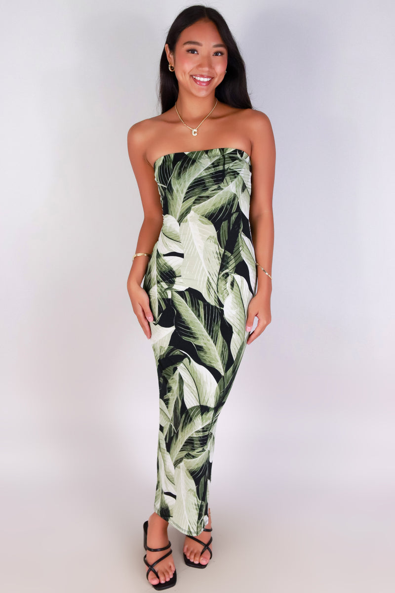 Jeans Warehouse Hawaii - TUBE LONG PRINT DRESSES - WANTING MORE TUBE DRESS | By PAPERMOON/ B_ENVIED