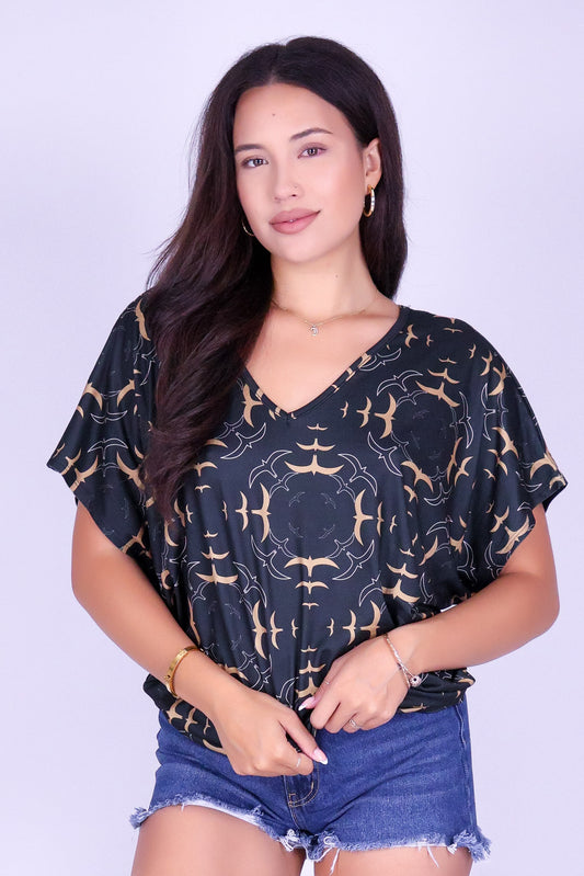IWA CIRCLE DOLMAN TOP