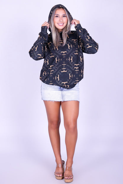 IWA CIRCLE OVERSIZED HOODIE