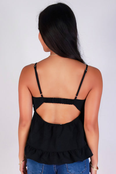 Jeans Warehouse Hawaii - TANK SOLID WOVEN DRESSY TOPS - MOMENTS MADE TOP | By PAPERMOON/ B_ENVIED