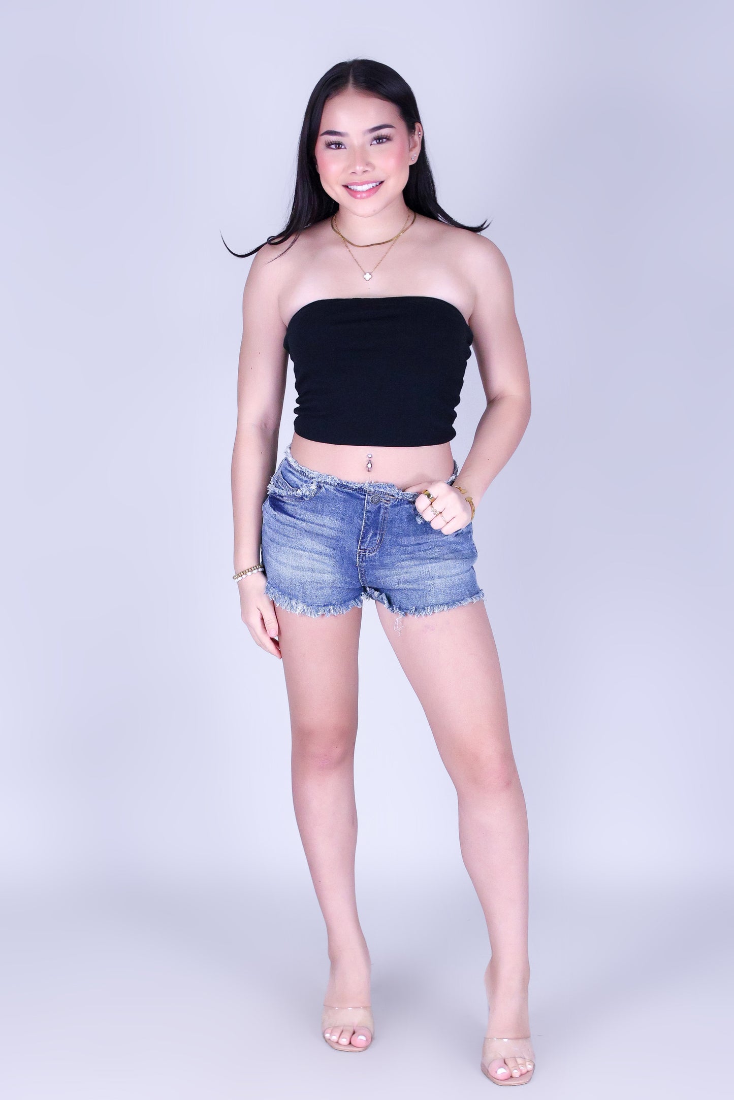 DESERT FADE DENIM SHORTS