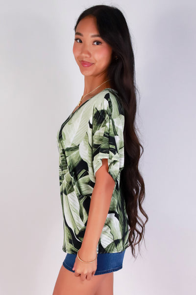 Jeans Warehouse Hawaii - SS PRINT - WANTING MORE DOLMAN TOP | By PAPERMOON/ B_ENVIED