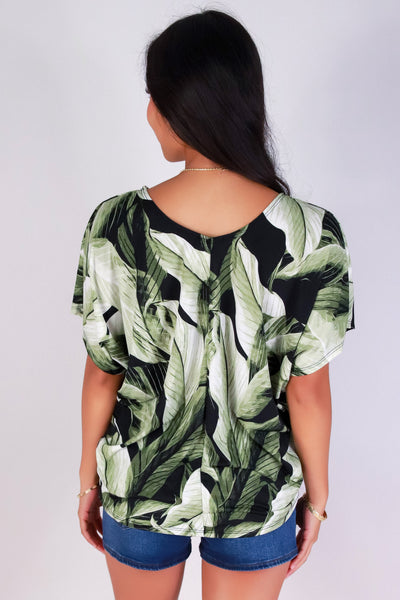 Jeans Warehouse Hawaii - SS PRINT - WANTING MORE DOLMAN TOP | By PAPERMOON/ B_ENVIED
