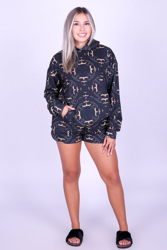 IWA CIRCLE FLEECE SHORTS