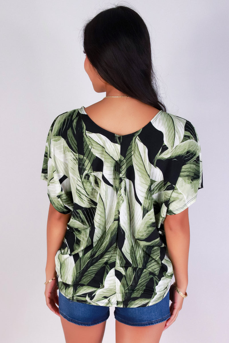 Jeans Warehouse Hawaii - SS PRINT - WANTING MORE DOLMAN TOP | By PAPERMOON/ B_ENVIED