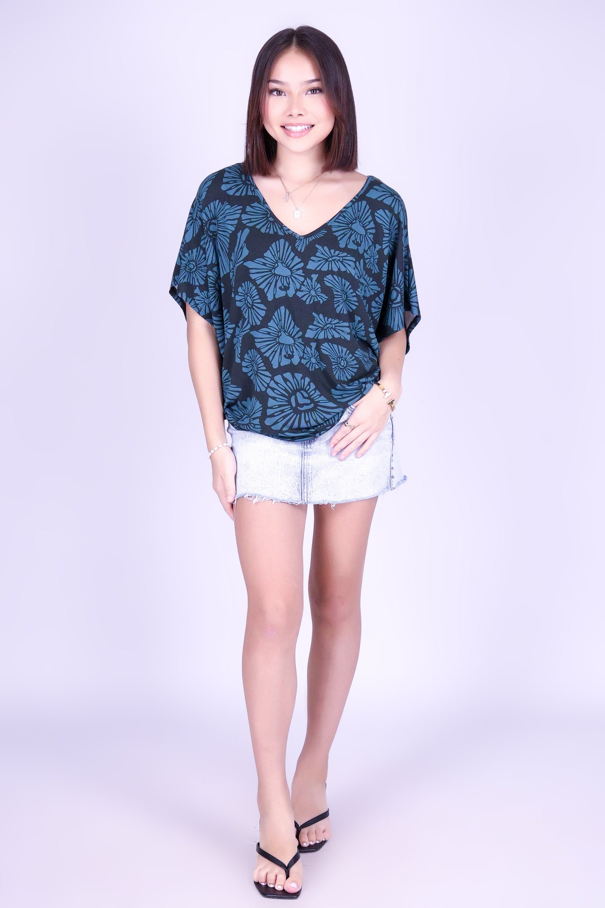 ISLAND OPIHI SHELLS DOLMAN TOP