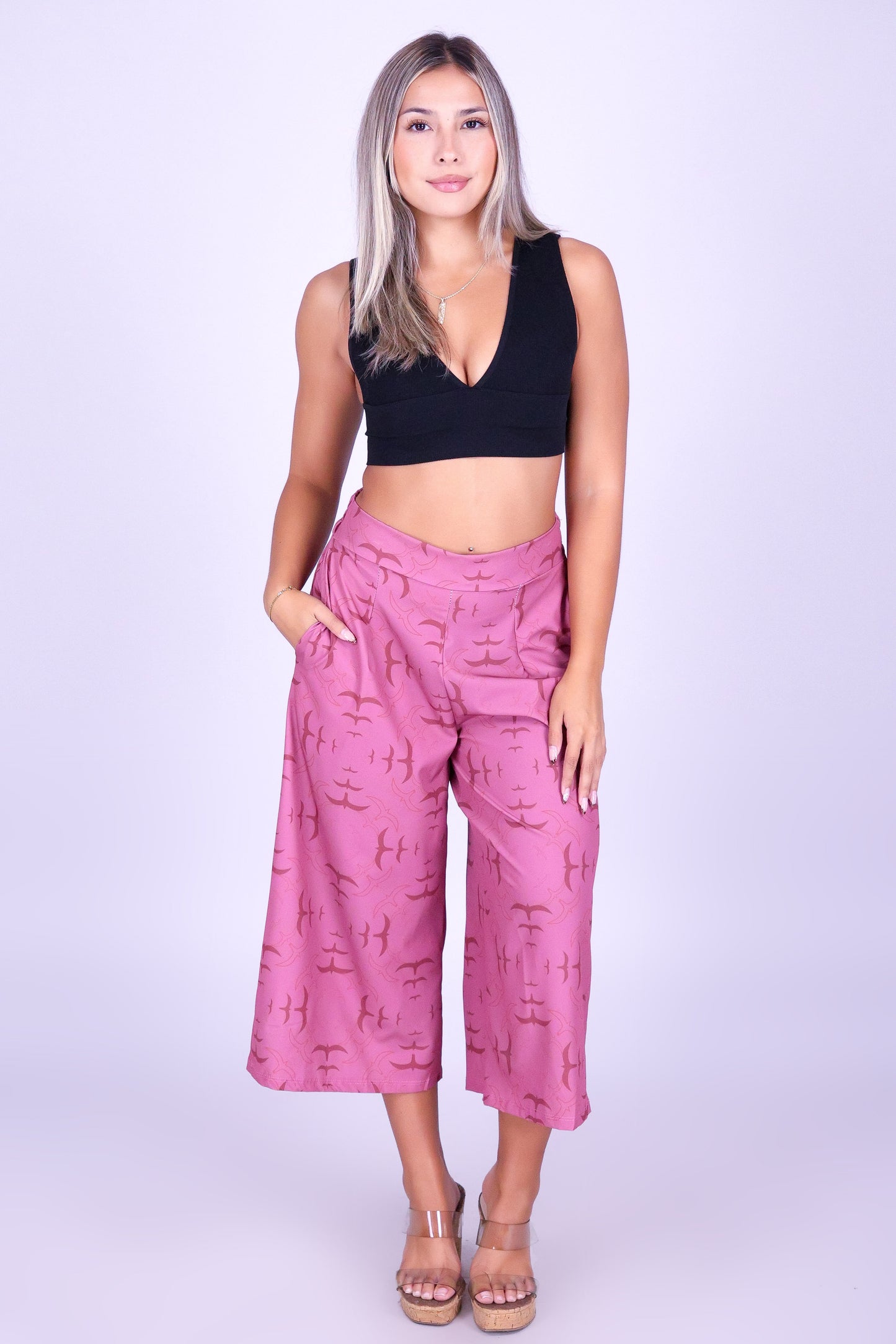IWA CIRCLE PLEATED CAPRI'S
