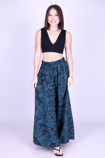ISLAND OPIHI SHELLS PALAZZO PANTS