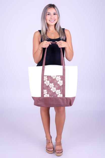 HAU FLOWER CANVAS BAG