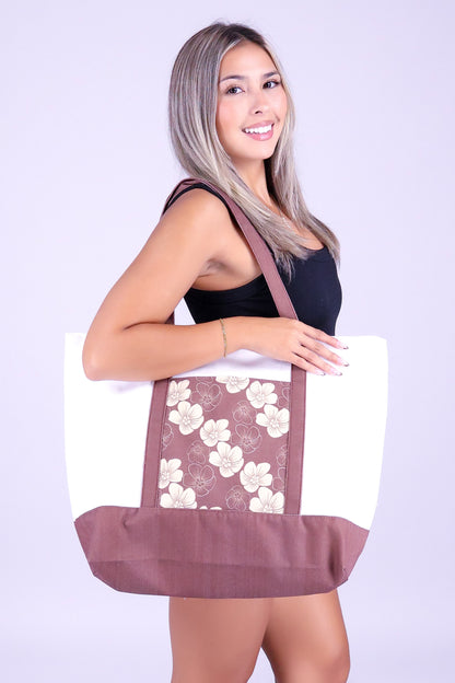 HAU FLOWER CANVAS BAG