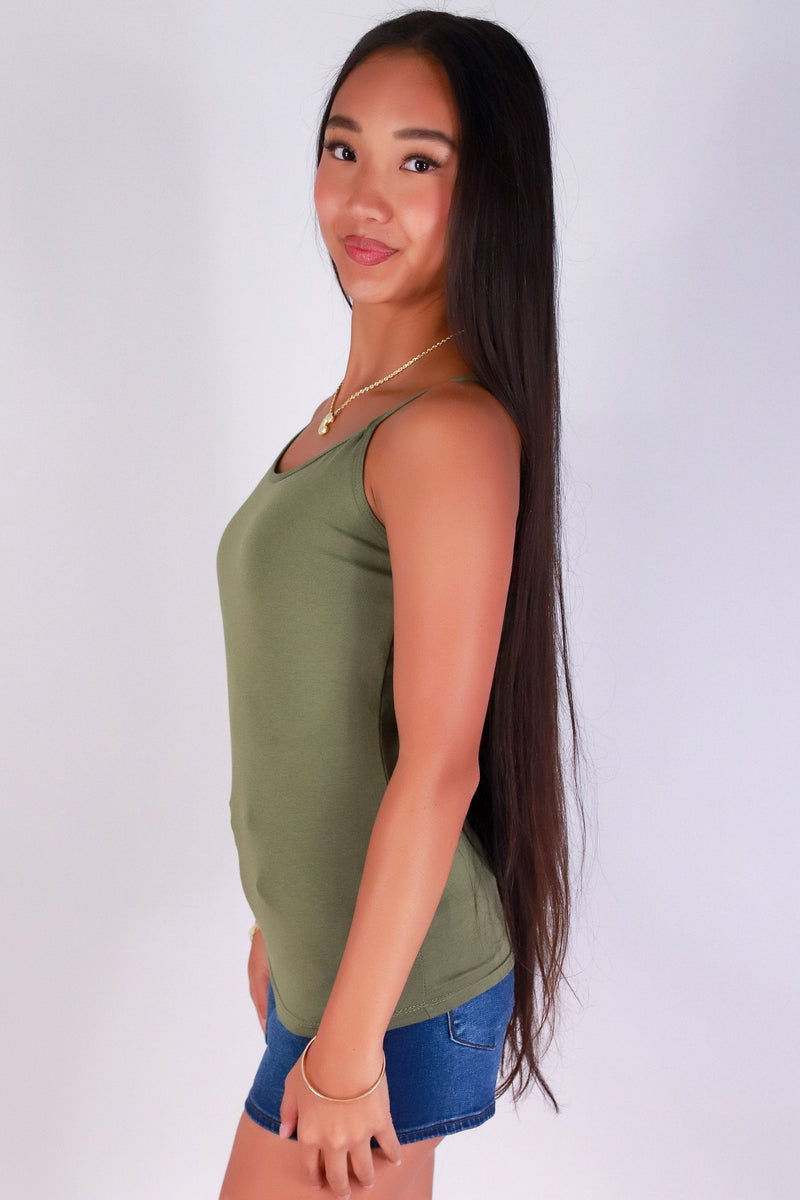 Jeans Warehouse Hawaii - TANK/TUBE SOLID BASIC - ALL OF A SUDDEN CAMI | By ACTIVE USA