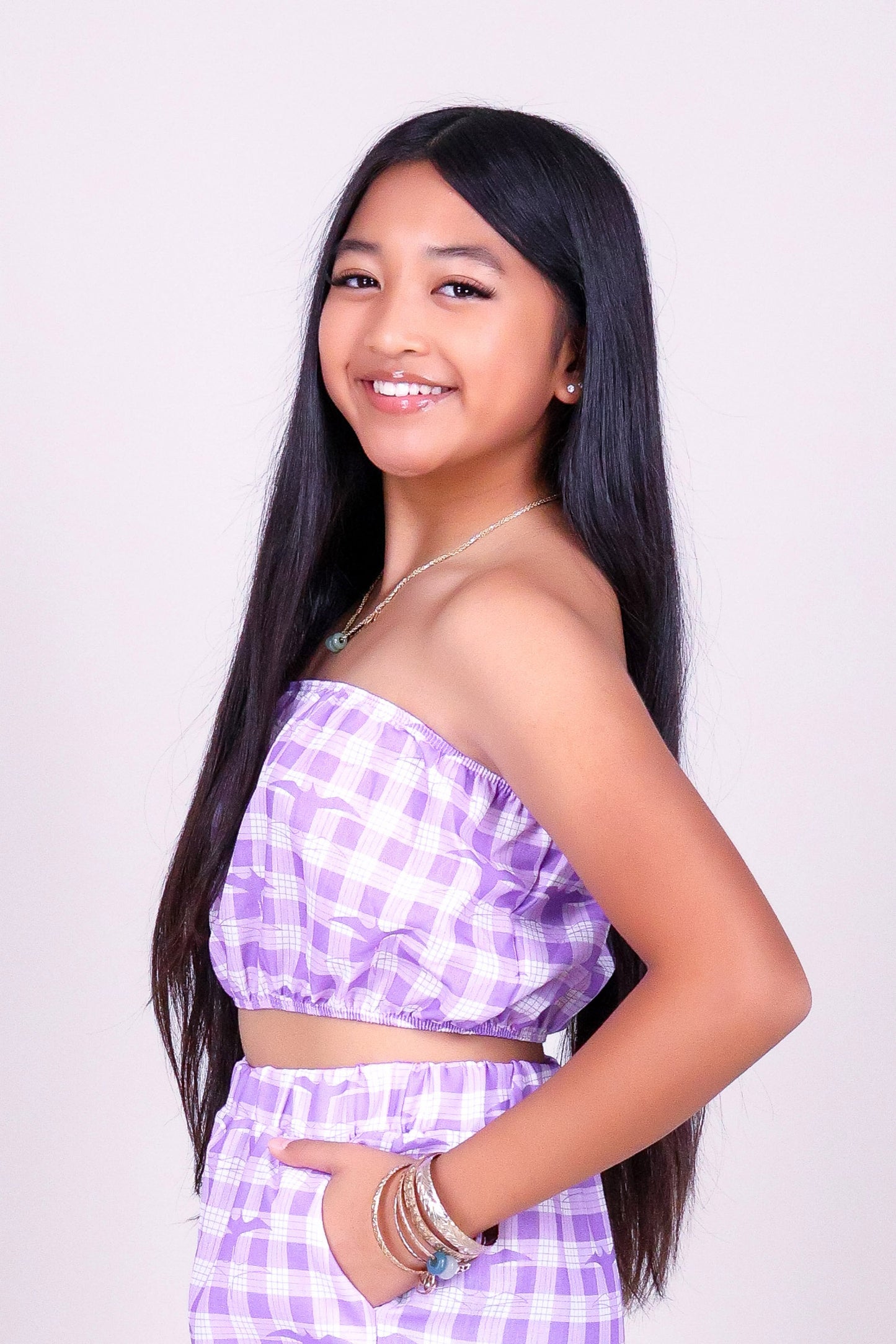 IWA PALAKA BANDEAU TOP | KIDS SIZE 2-16