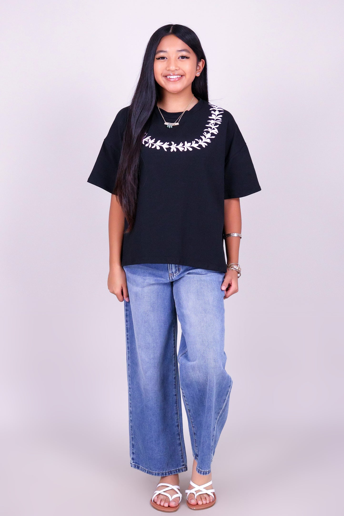 PLUMERIA LEI TEE | KIDS SIZE 2-16