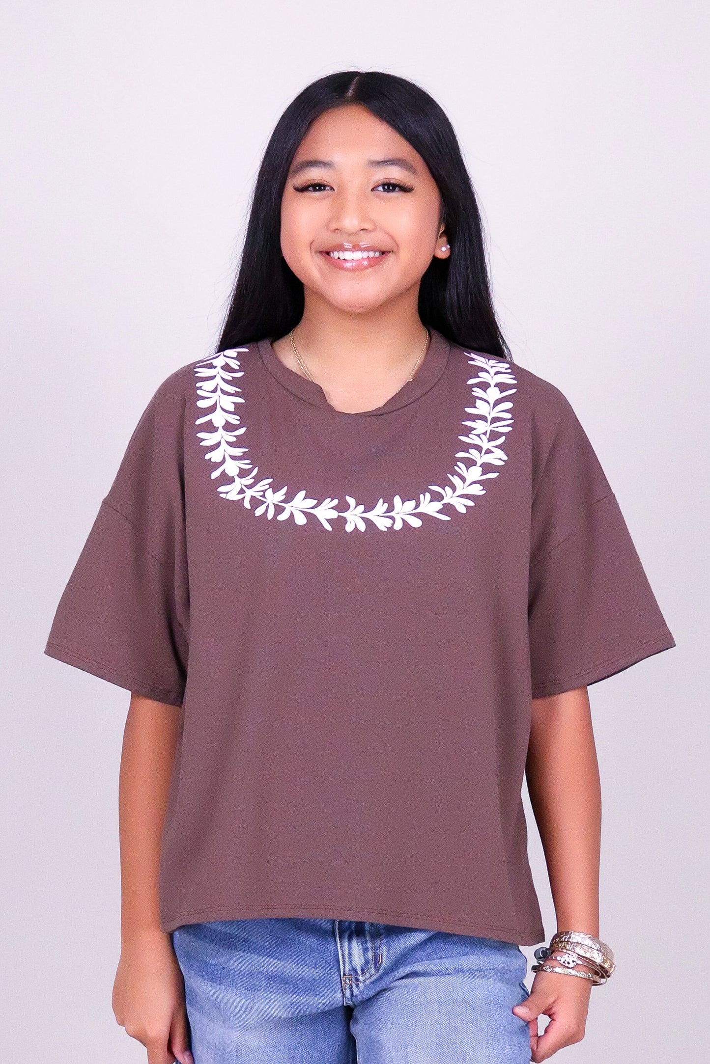 PLUMERIA LEI TEE | KIDS SIZE 2-16