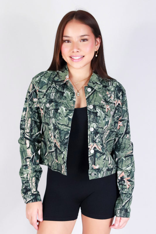 HIDDEN IN STYLE HUNTING CAMO JACKET