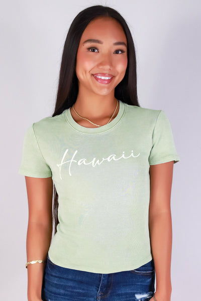 Jeans Warehouse Hawaii - S/S SCREEN - HAWAII BABY TEE | By ORGANIC GENERATION