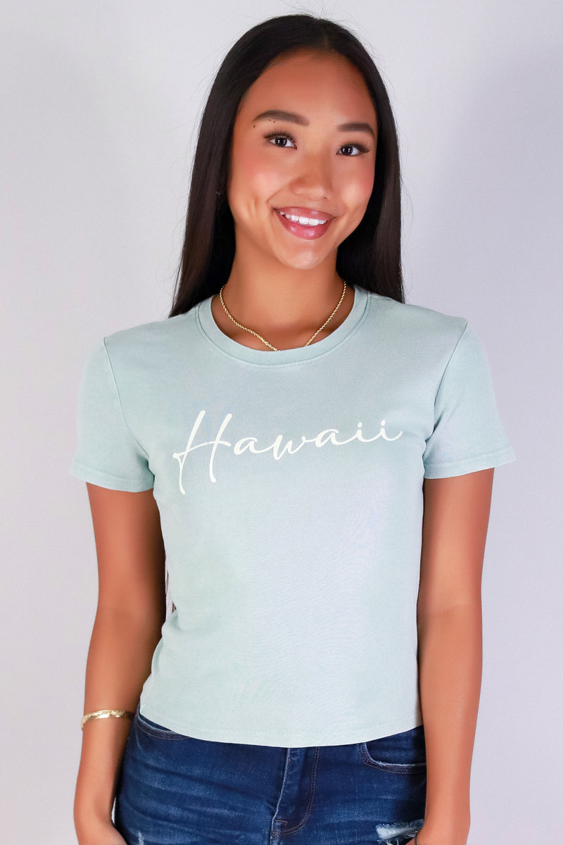 Jeans Warehouse Hawaii - S/S SCREEN - HAWAII BABY TEE | By ORGANIC GENERATION
