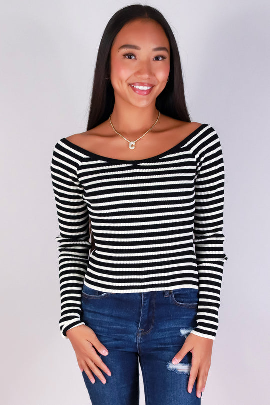 STRIPE ME SWEET TOP