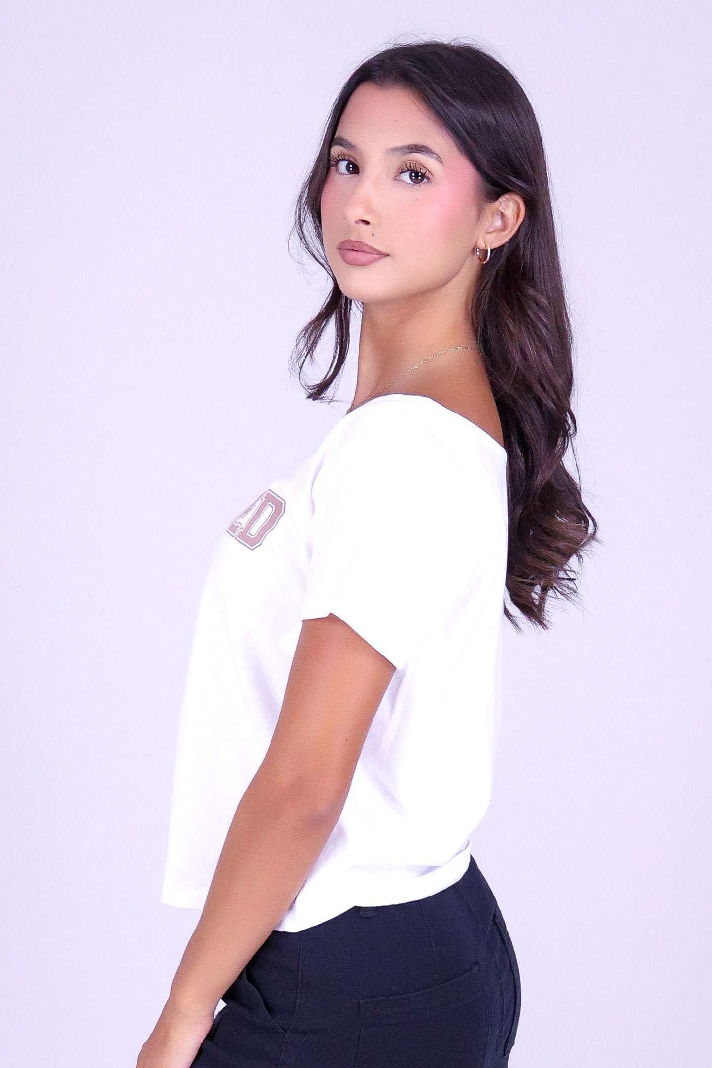 BLESSED OFF SHOULDER TEE