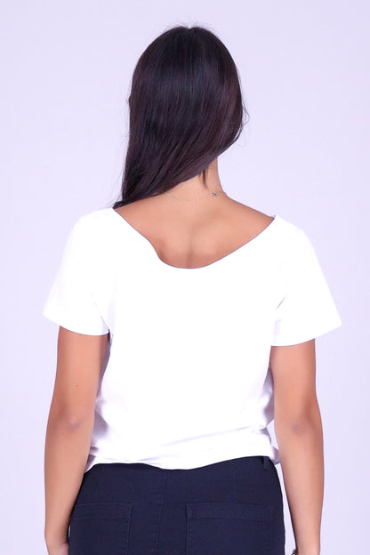BLESSED OFF SHOULDER TEE