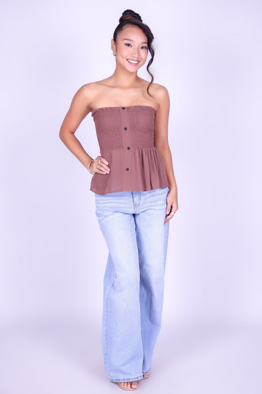 I'LL LET YOU KNOW BABYDOLL TUBE TOP