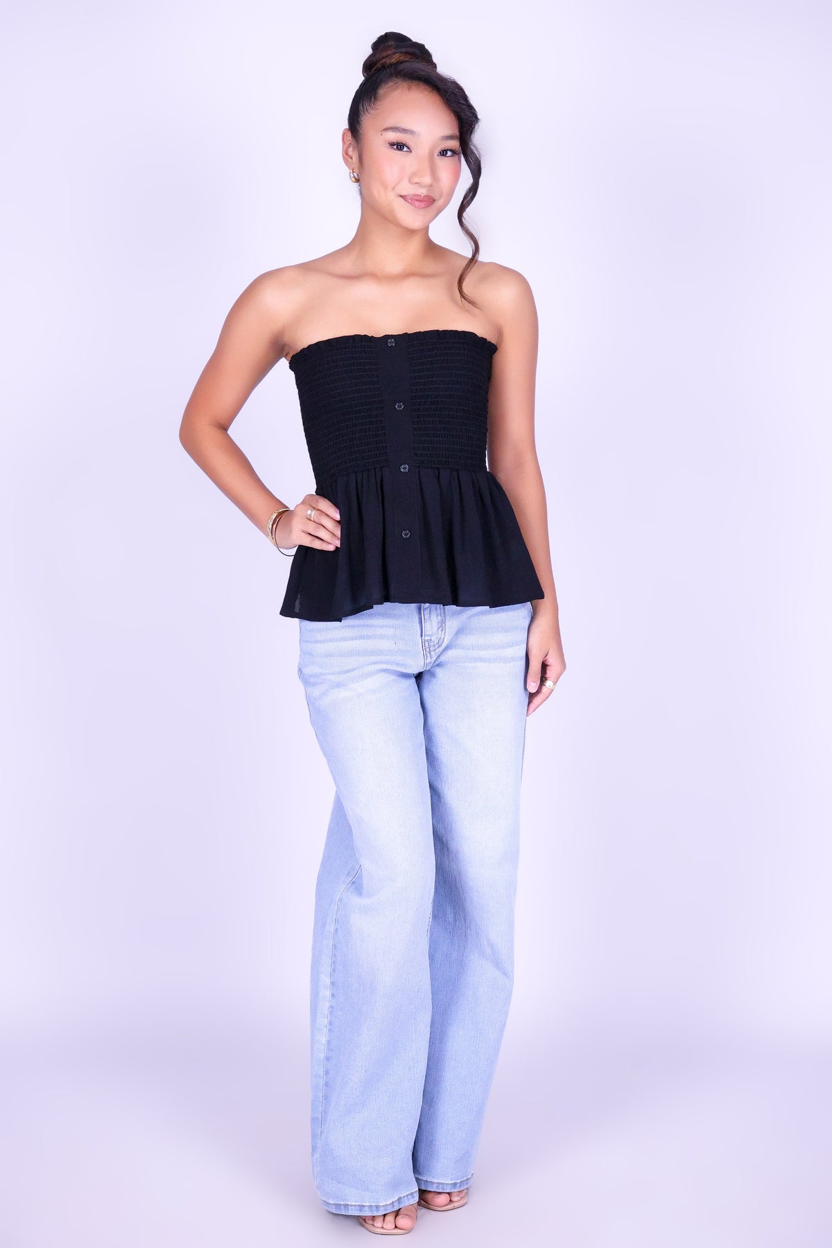 I'LL LET YOU KNOW BABYDOLL TUBE TOP