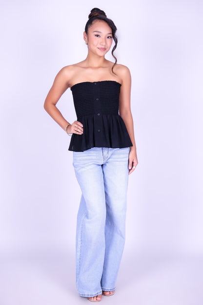 I'LL LET YOU KNOW BABYDOLL TUBE TOP
