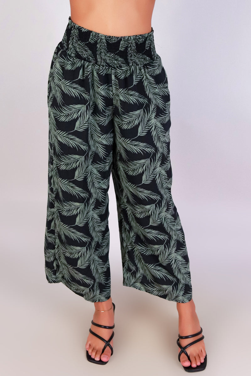 Jeans Warehouse Hawaii - PRINT WOVEN CAPRI&