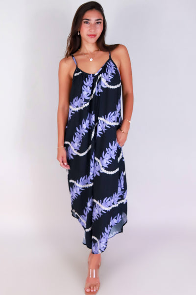 Jeans Warehouse Hawaii - PRINT CASUAL JUMPSUITS - HONOHONO NO WAIST JUMPSUIT | By LUZ