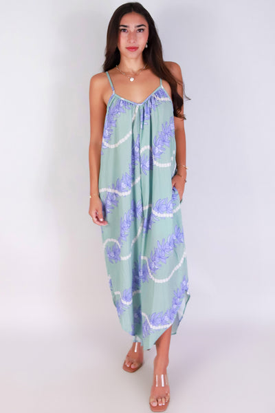 Jeans Warehouse Hawaii - PRINT CASUAL JUMPSUITS - HONOHONO NO WAIST JUMPSUIT | By LUZ