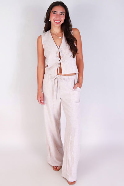 Jeans Warehouse Hawaii - MATCHING SEPARATES - COZY TIES TOP | By IKEDDI IMPORTS