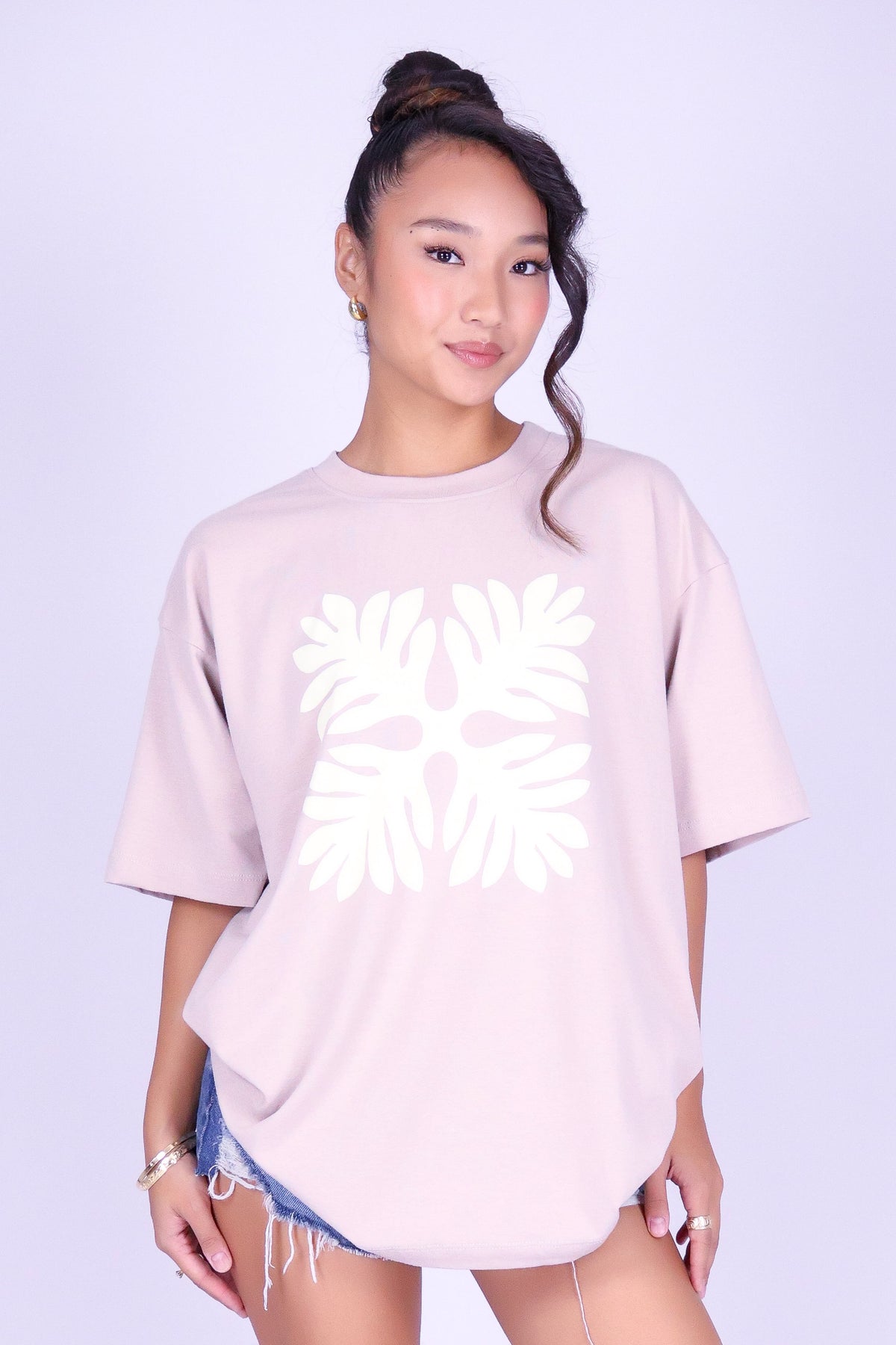 LAUAE QUILT OVERSIZED TEE