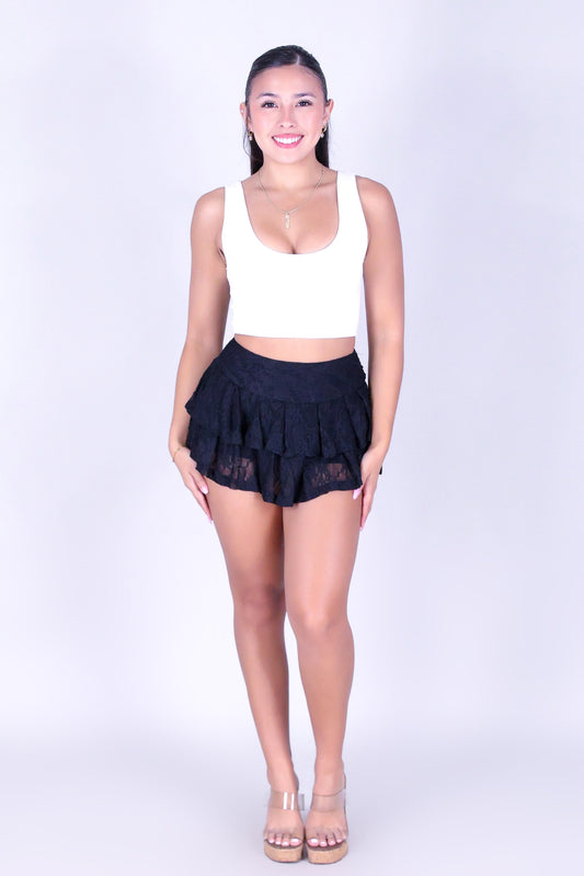 AFTERDARK LACE SKORT