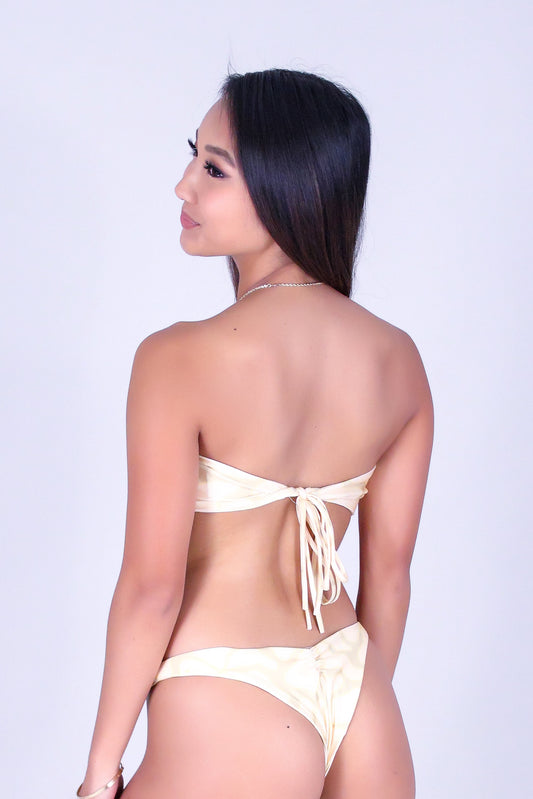 WAVY HIBISCUS BIKINI TOP