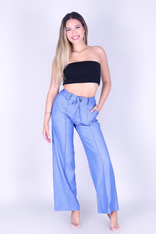 SILKEN BLUE PANTS