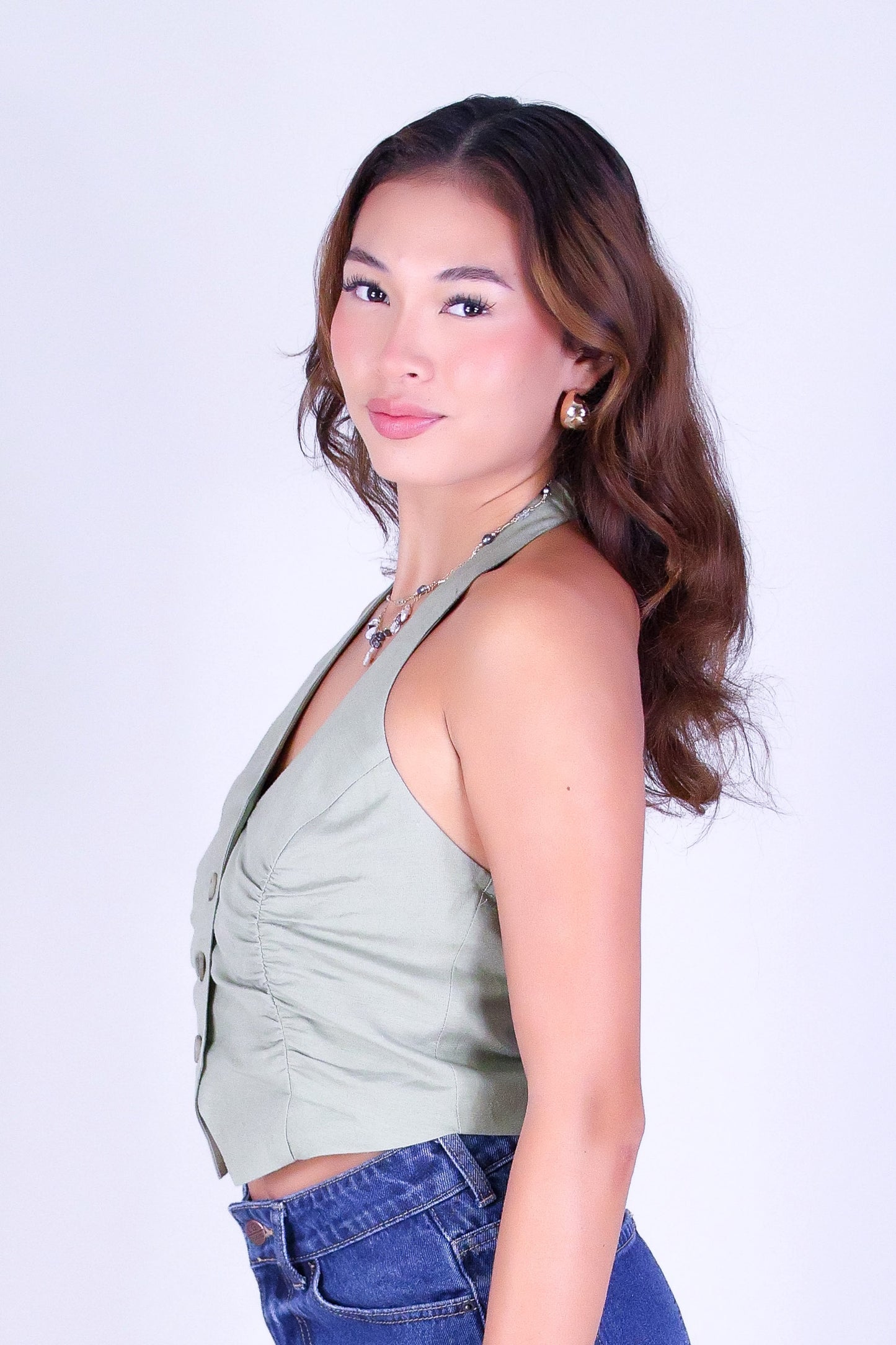 DESIRE HALTER VEST TOP