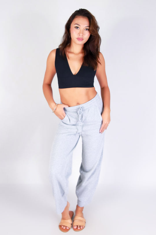 COZY CUTIE BARREL FLEECE PANTS