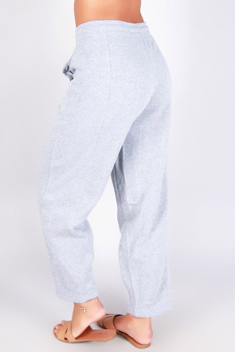 COZY CUTIE BARREL FLEECE PANTS