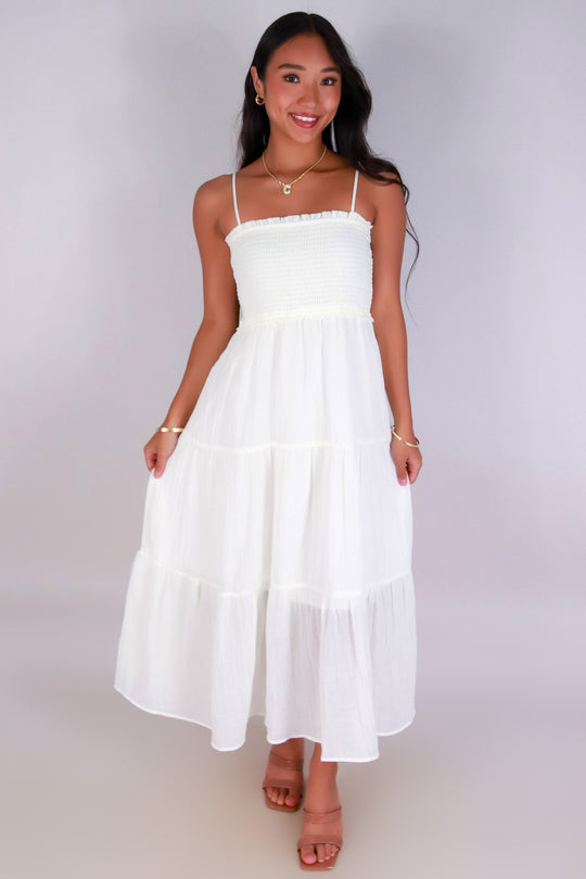 TWIRL BABE MIDI DRESS